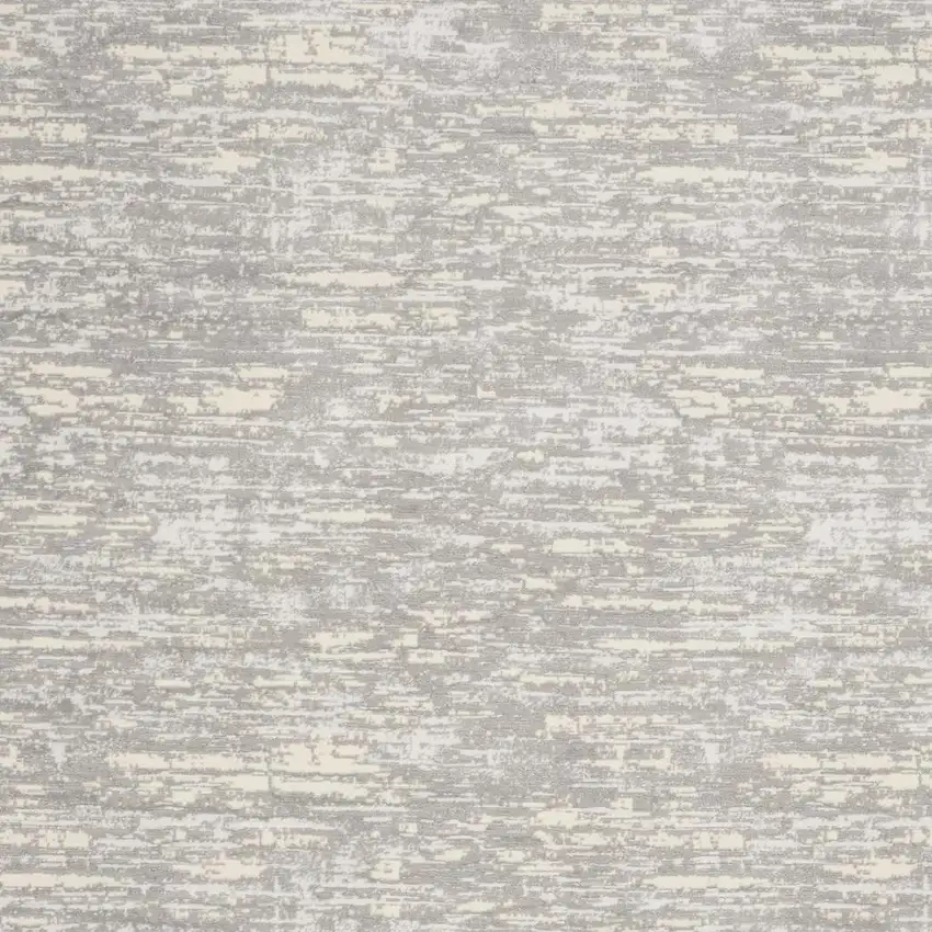 Gray Abstract Power Loom Area Rug Photo 3