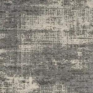 Photo of Gray Abstract Power Loom Area Rug