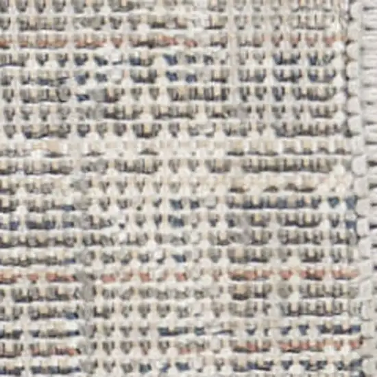 Gray Abstract Power Loom Area Rug Photo 2