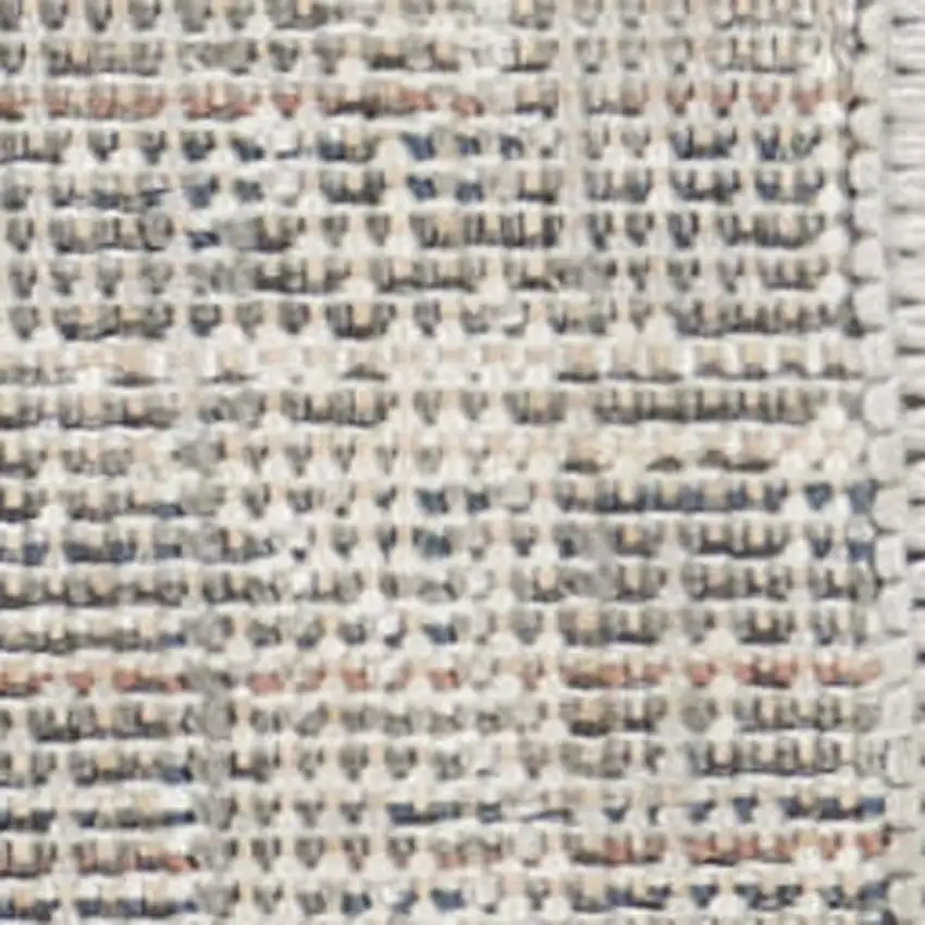 Gray Abstract Power Loom Area Rug Photo 2