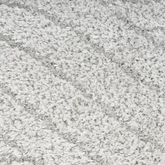 Gray Abstract Power Loom Area Rug Photo 8