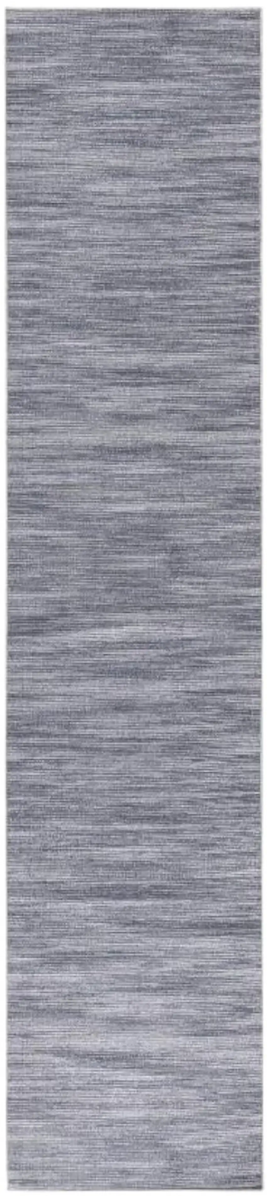 8' Gray And White Abstract Washable Runner Rug Photo 2