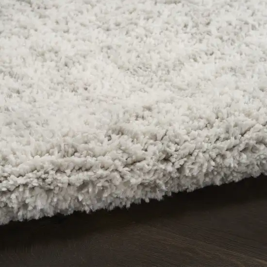 Gray Abstract Shag Power Loom Area Rug Photo 7