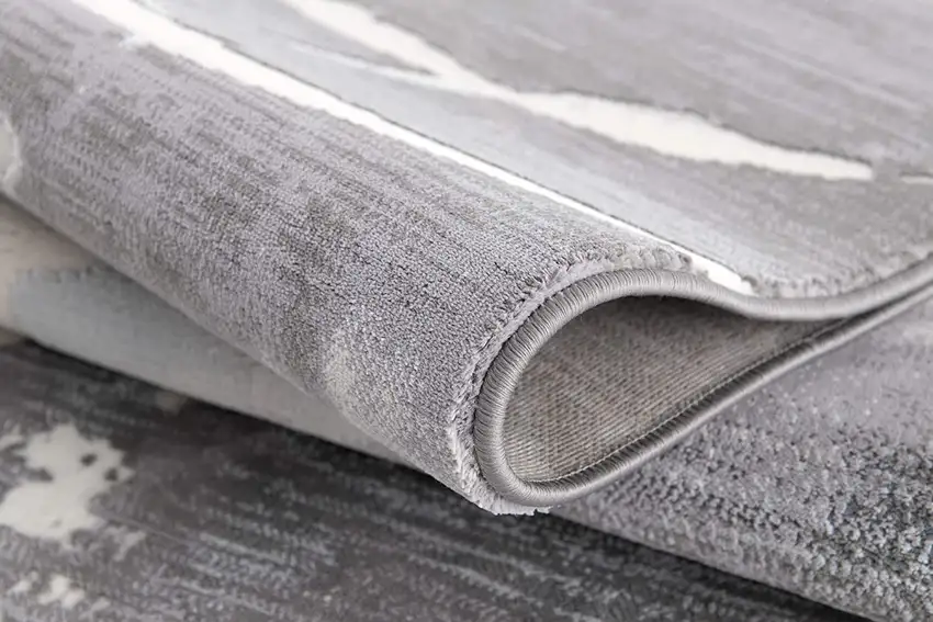 Gray Abstract Splatter Area Rug Photo 6