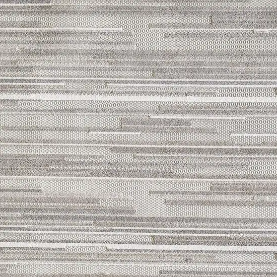 Gray Abstract Stain Resistant Indoor Outdoor Area Rug Photo 3