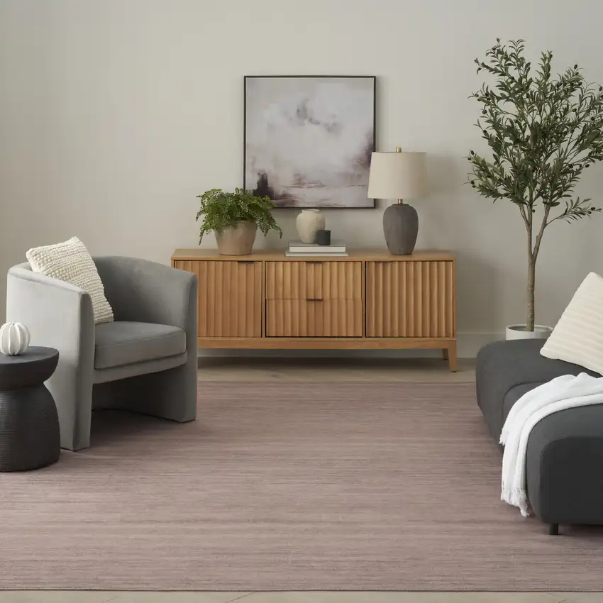 Gray Abstract Washable Area Rug Photo 5