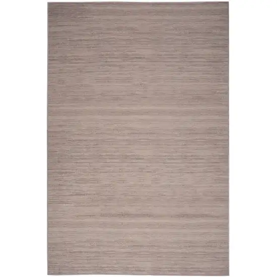 Gray Abstract Washable Area Rug Photo 1