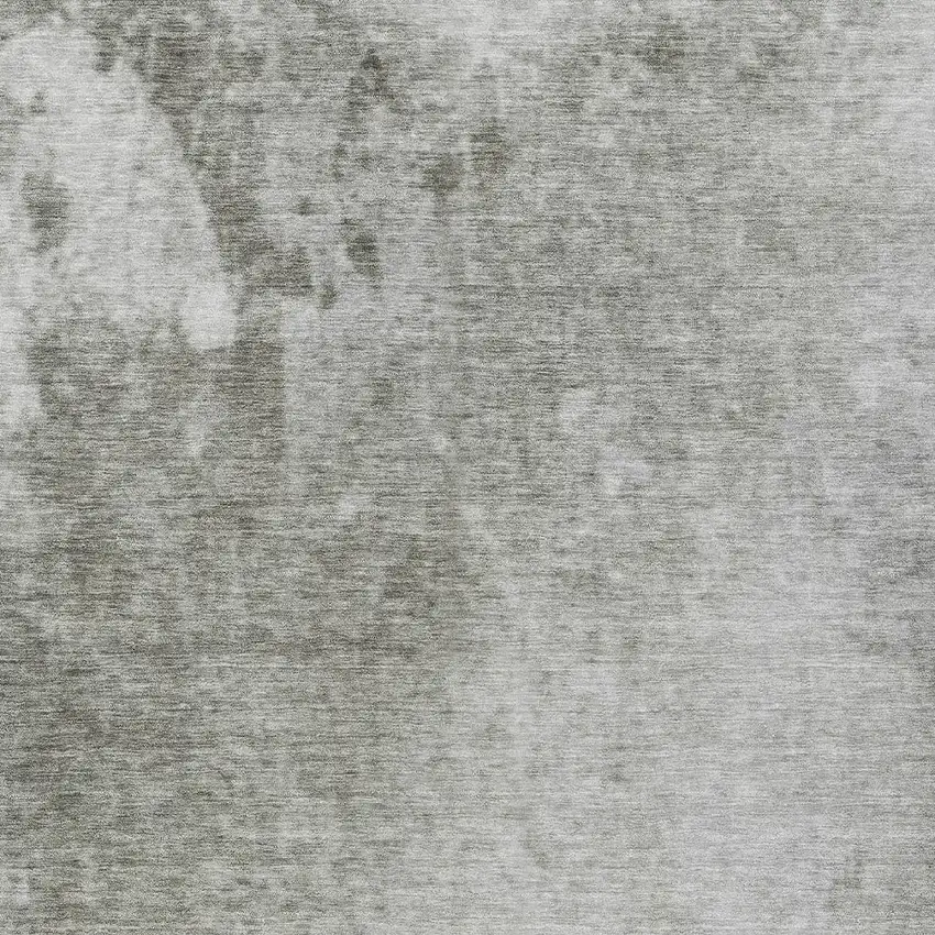 Gray Abstract Washable Indoor Outdoor Area Rug Photo 8