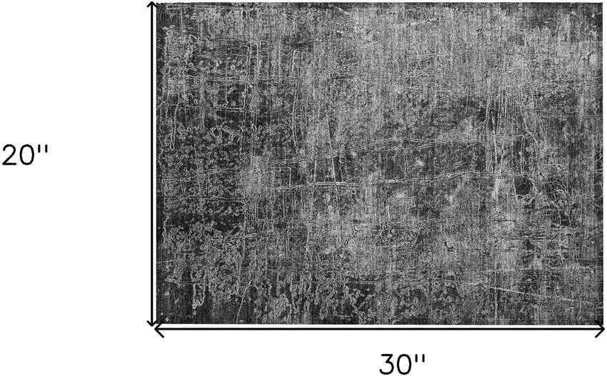 Gray Abstract Washable Non Skid Indoor Outdoor Area Rug Photo 3