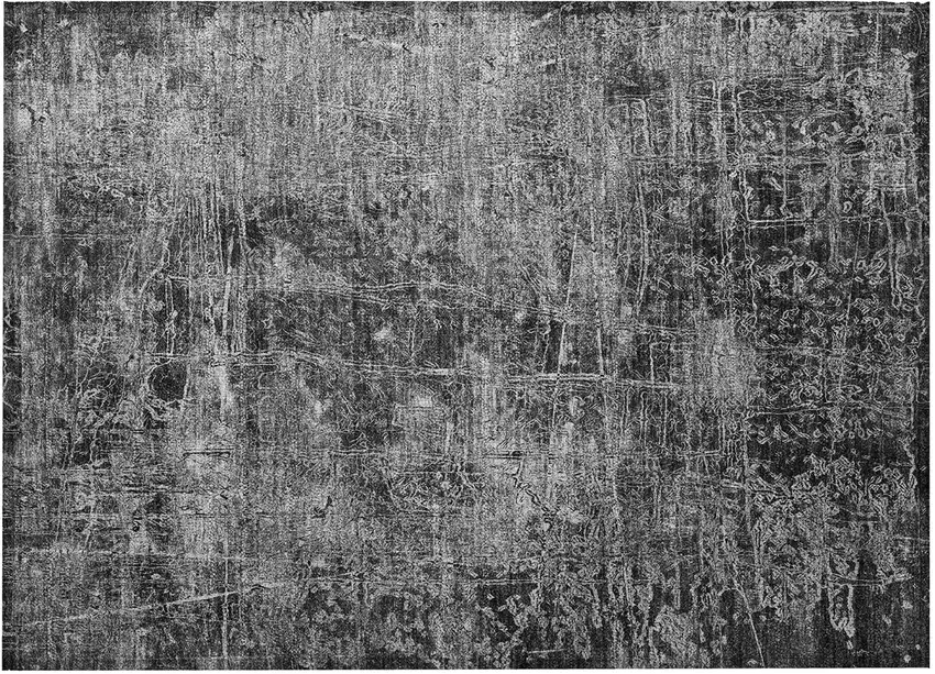 Gray Abstract Washable Non Skid Indoor Outdoor Area Rug Photo 5