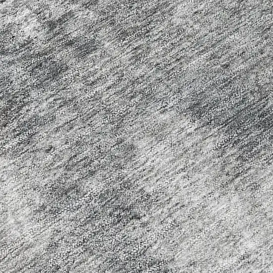 Gray Abstract Washable Non Skid Indoor Outdoor Area Rug Photo 8