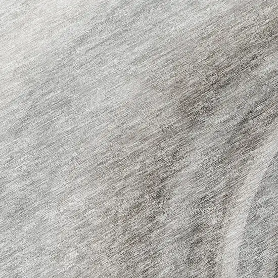 Gray Silver And Beige Abstract Washable Indoor Outdoor Area Rug Photo 6