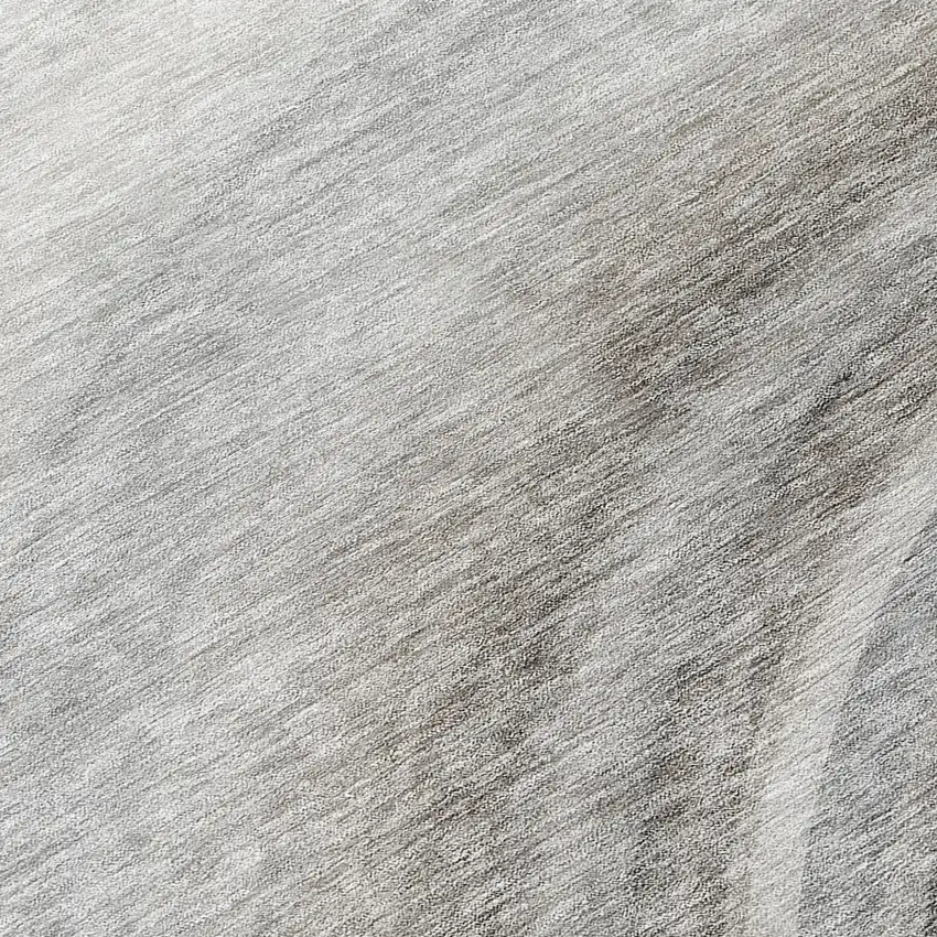 Gray Silver And Beige Abstract Washable Indoor Outdoor Area Rug Photo 6