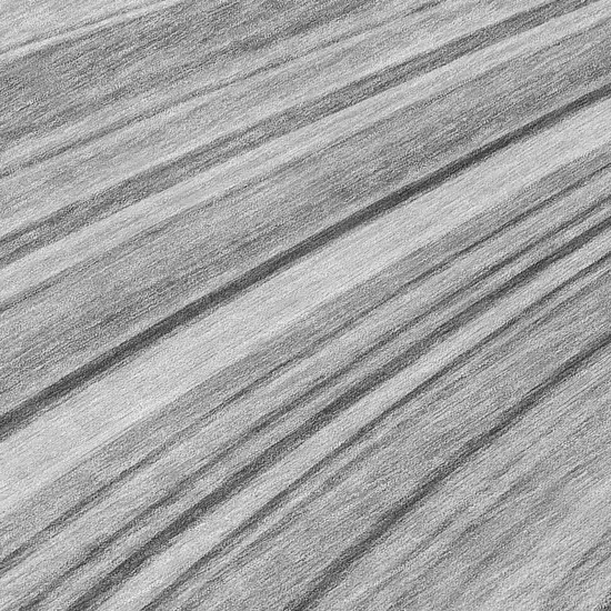 Gray Silver And Ivory Abstract Washable Indoor Outdoor Area Rug Photo 7