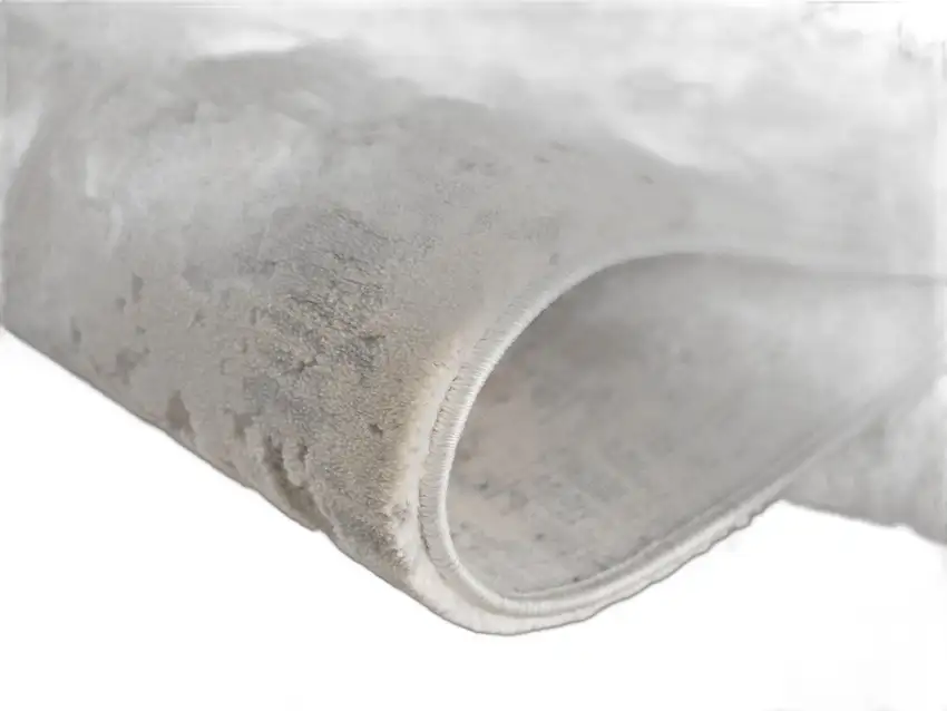 Gray And Beige Abstract Area Rug Photo 8