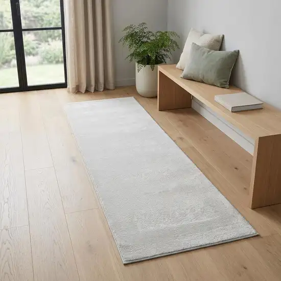 Gray And Beige Abstract Area Rug Photo 1