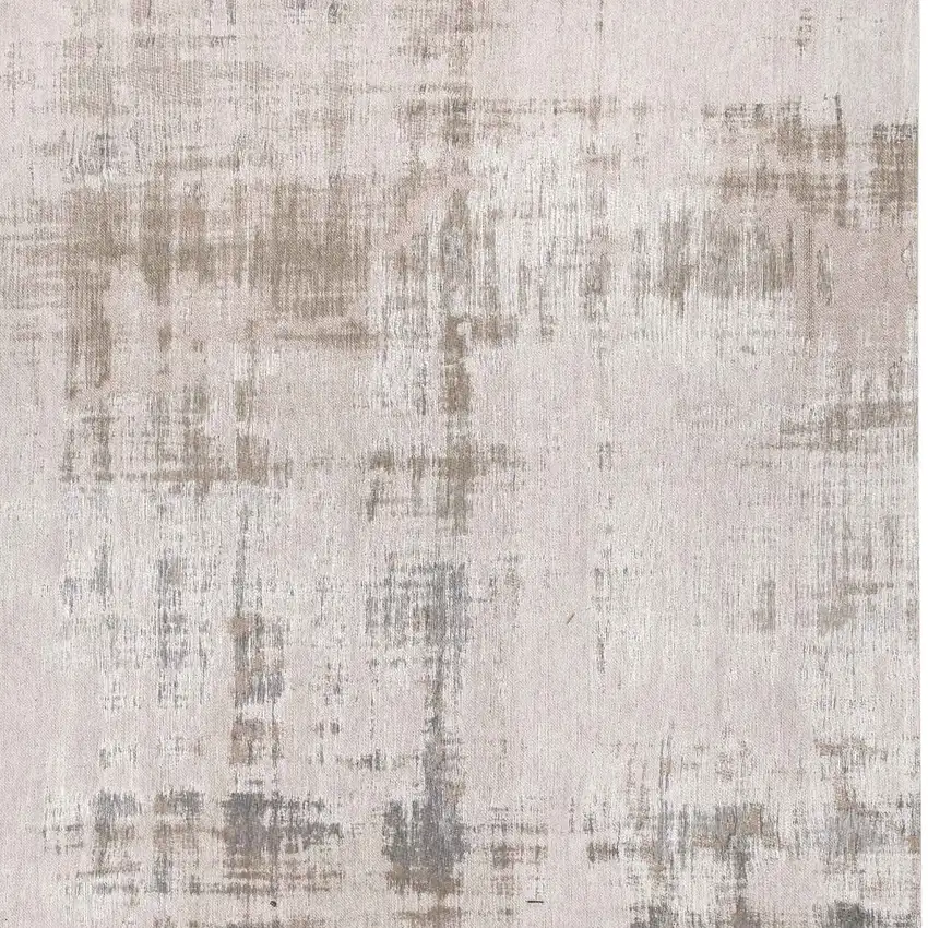 Gray And Beige Abstract Washable Area Rug Photo 8