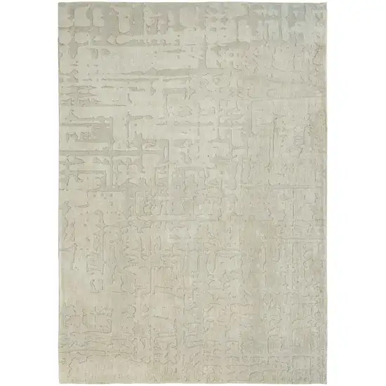 Gray And Beige Abstract ,Washable, Area Rug Photo 6