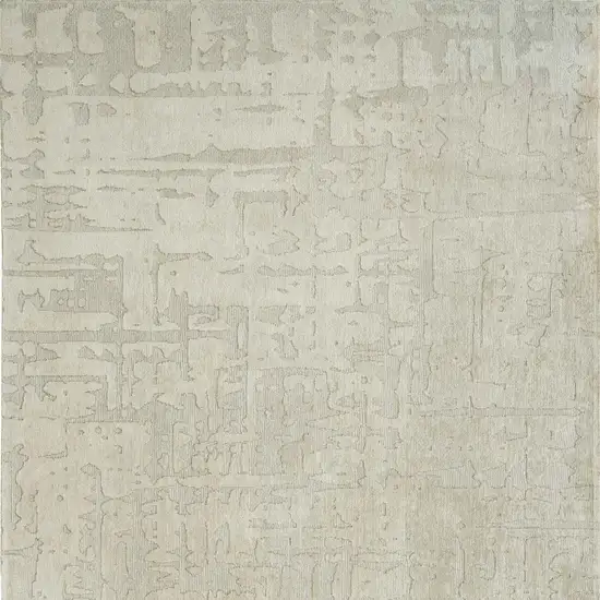 Gray And Beige Abstract ,Washable, Area Rug Photo 9