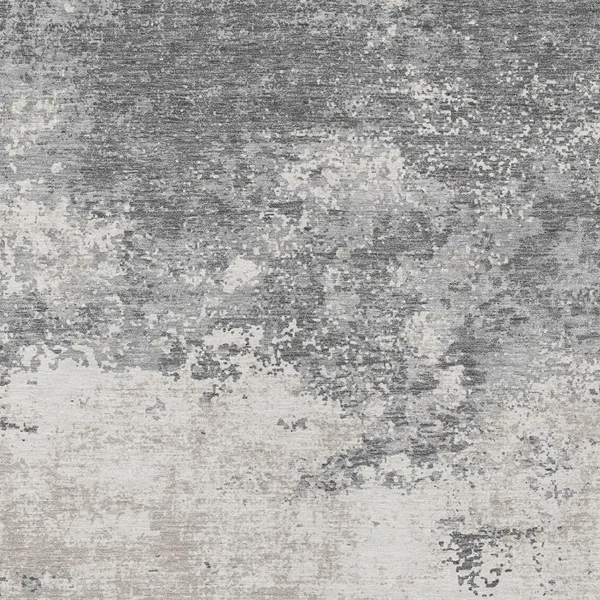 Gray And Beige Abstract Washable Indoor Outdoor Area Rug Photo 6