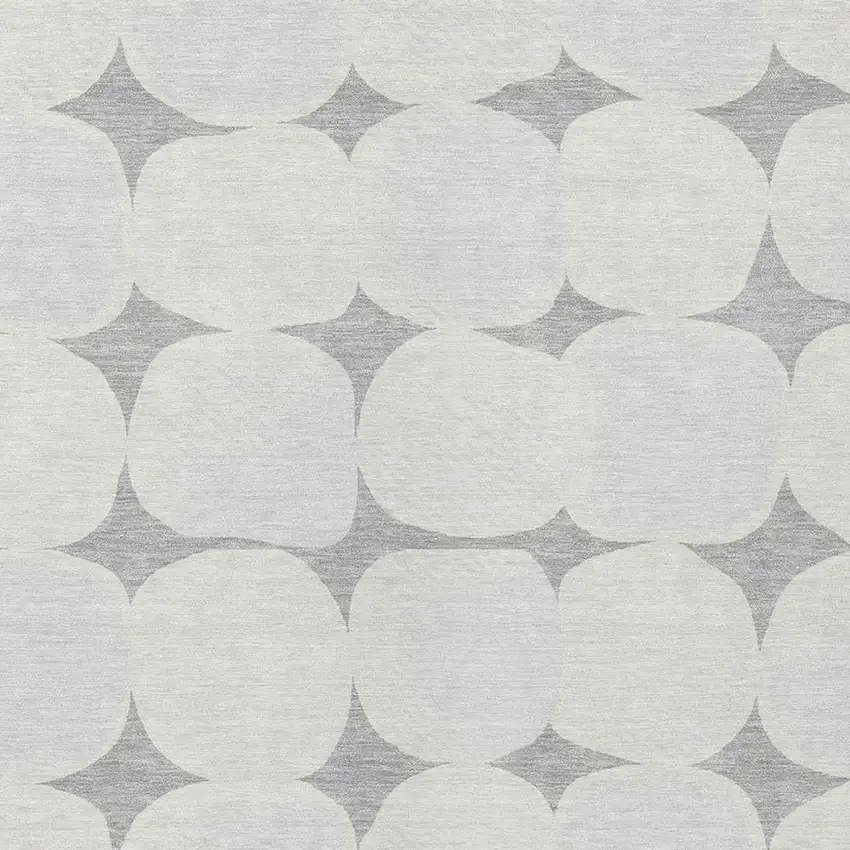 Gray And Beige Abstract Washable Indoor Outdoor Area Rug Photo 6