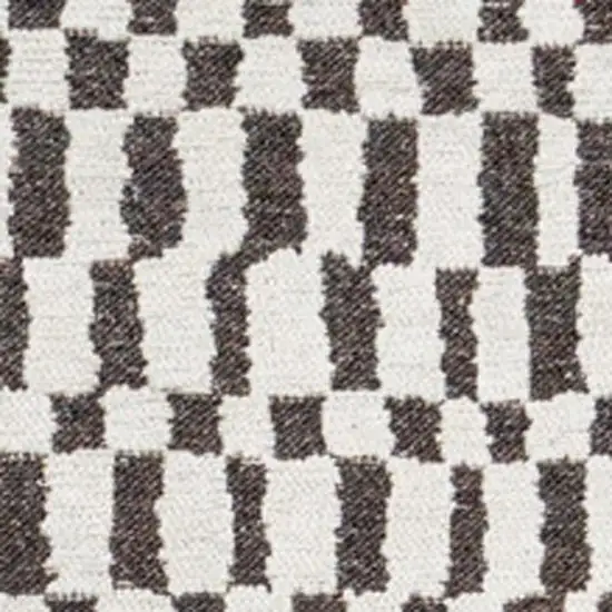 Gray And Beige Geometric Berber Washable Area Rug With UV Protection Photo 3