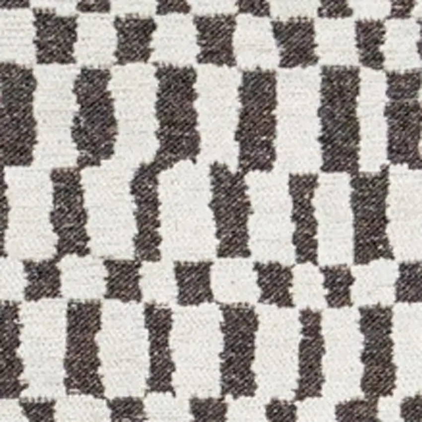 Gray And Beige Geometric Berber Washable Area Rug With UV Protection Photo 3