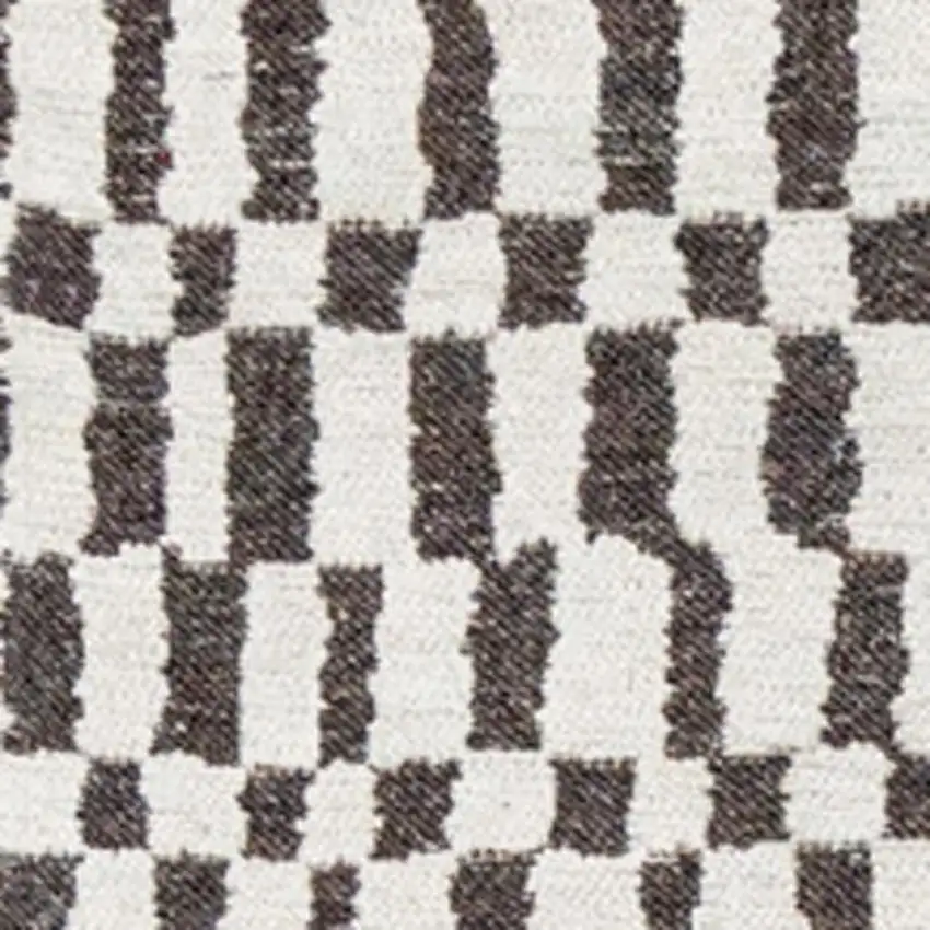 Gray And Beige Geometric Washable Area Rug With UV Protection Photo 3