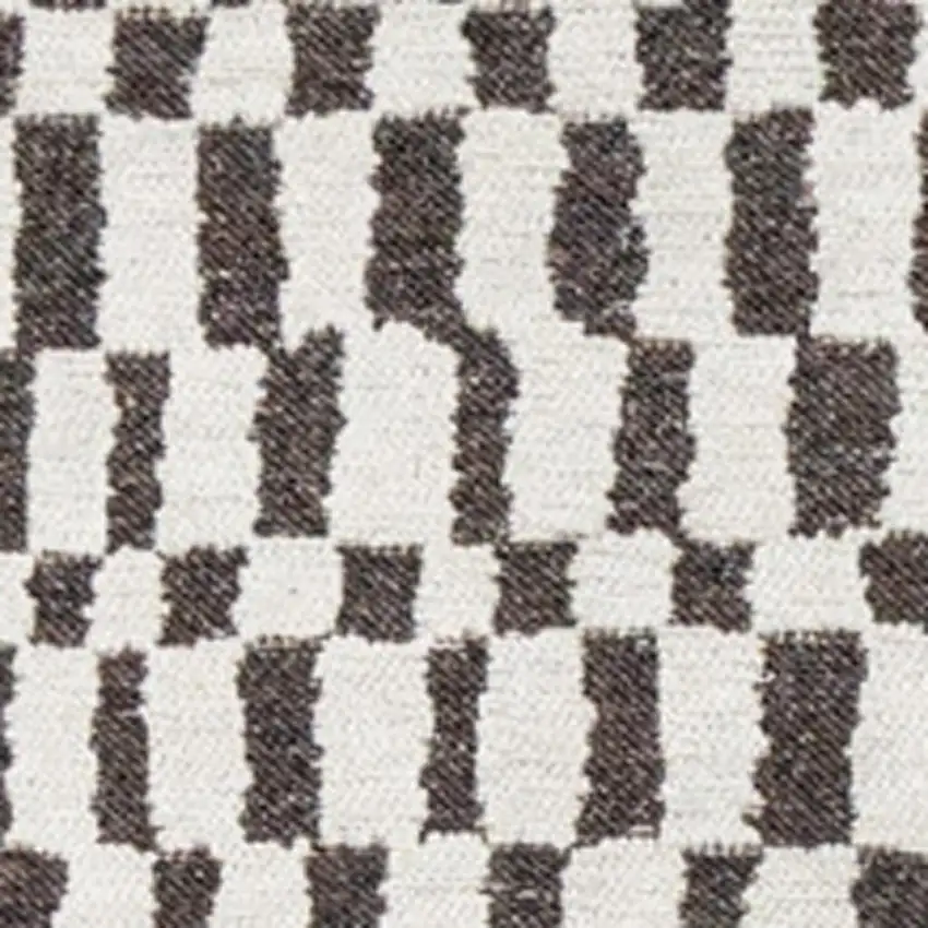 Gray And Beige Geometric Washable Area Rug With UV Protection Photo 3