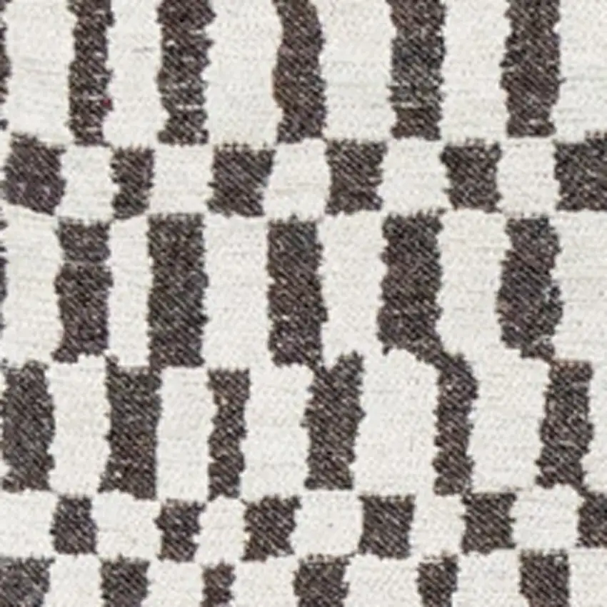 Gray And Beige Geometric Washable Area Rug With UV Protection Photo 7