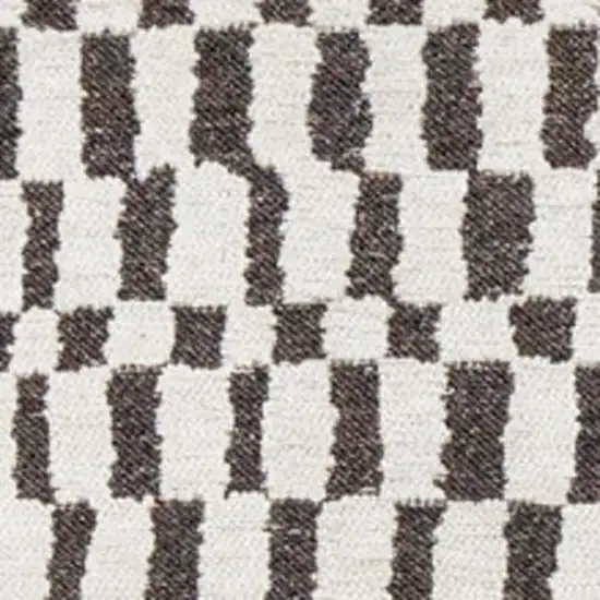 Gray And Beige Geometric Washable Area Rug With UV Protection Photo 3