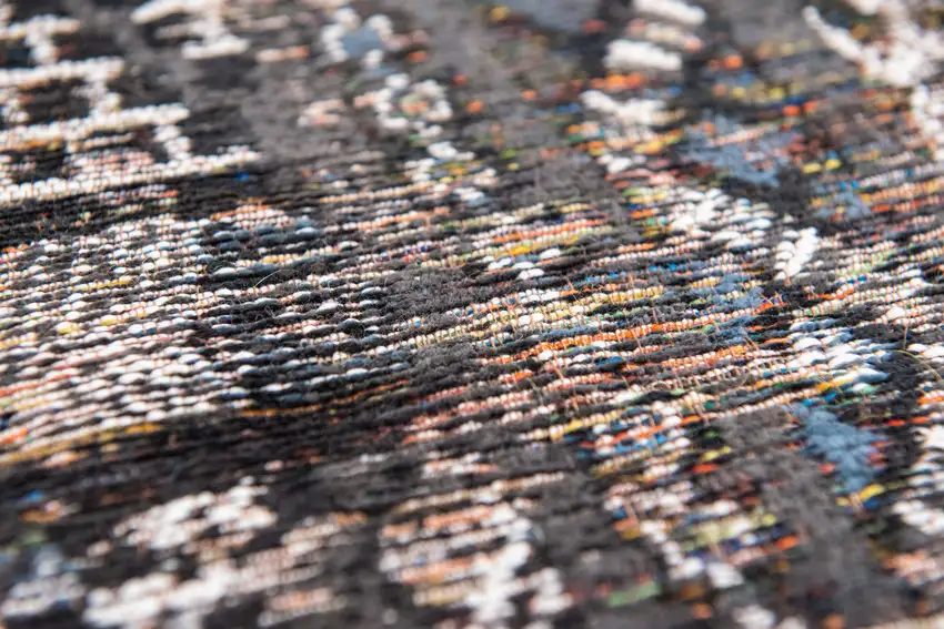 Gray And Beige Oriental Kilim Washable Area Rug Photo 7