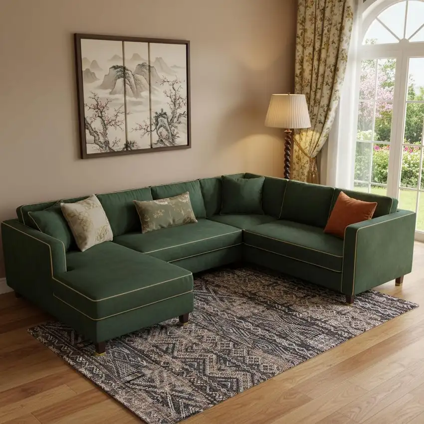 Gray And Beige Oriental Kilim Washable Area Rug Photo 1