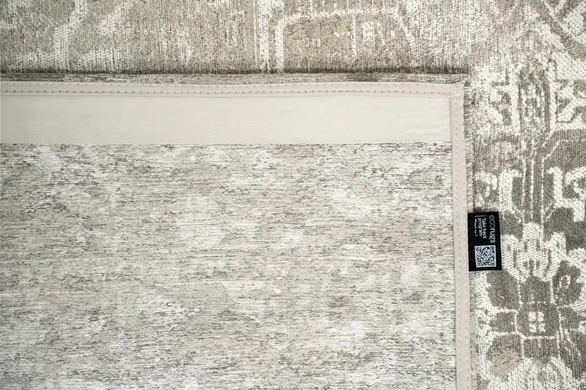 Gray And Beige Tribal Washable Area Rug With UV Protection Photo 7