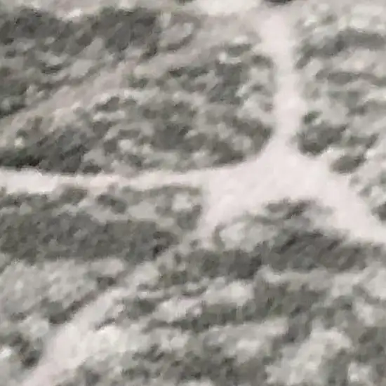 Gray And Black Abstract Area Rug Photo 4