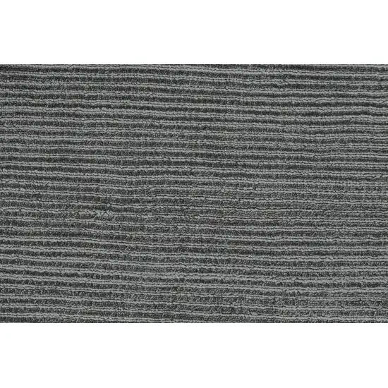 Gray And Black Hand Woven Area Rug Photo 6