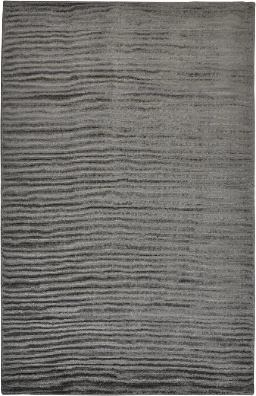 Gray And Black Hand Woven Area Rug Photo 4