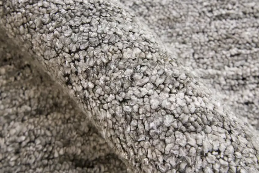 Gray And Black Hand Woven Area Rug Photo 9
