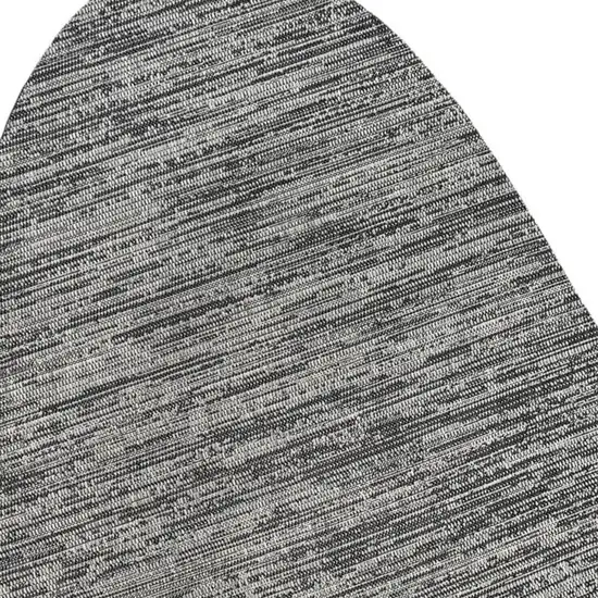 Gray And Black Medallion Indoor Outdoor Area Rug Photo 2