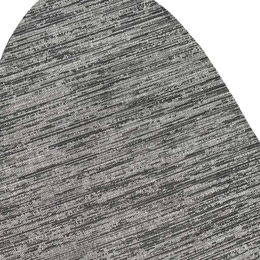 Gray And Black Medallion Indoor Outdoor Area Rug Photo 2