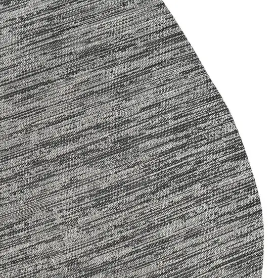 Gray And Black Medallion Indoor Outdoor Area Rug Photo 2