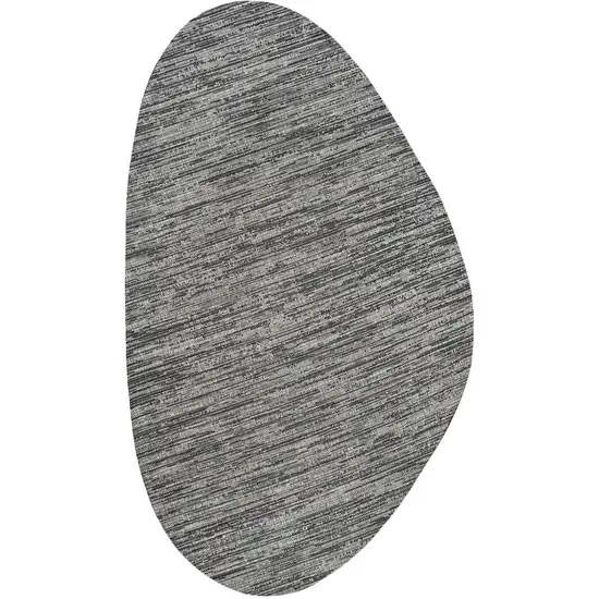 Gray And Black Medallion Indoor Outdoor Area Rug Photo 1