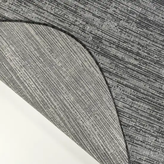 Gray And Black Medallion Indoor Outdoor Area Rug Photo 4