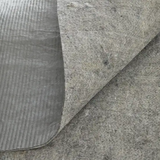 Gray And Black Non Slip Rug Pad Photo 5