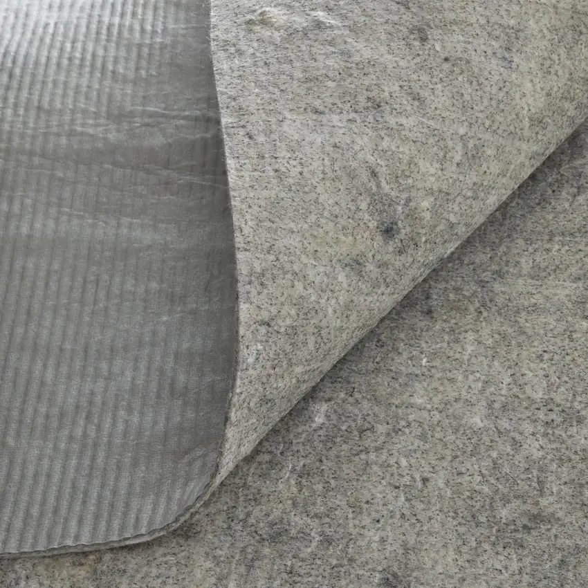 Gray And Black Non Slip Rug Pad Photo 4