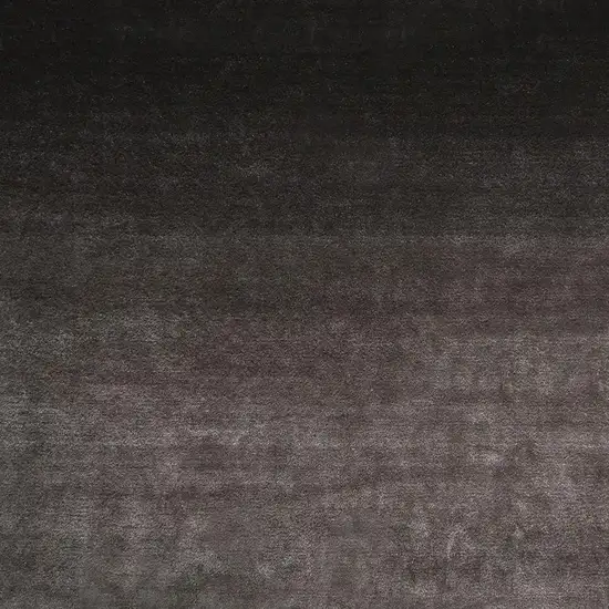 Gray And Black Shag Tufted Handmade Area Rug Photo 6