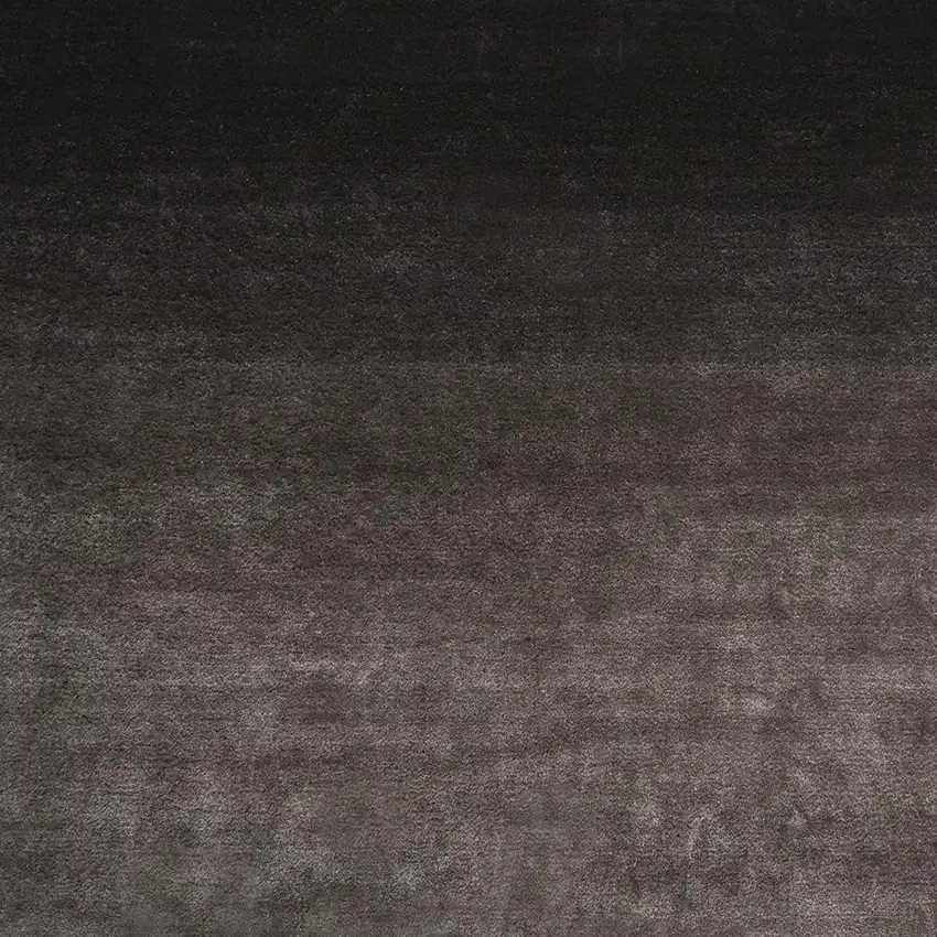 Gray And Black Shag Tufted Handmade Area Rug Photo 6