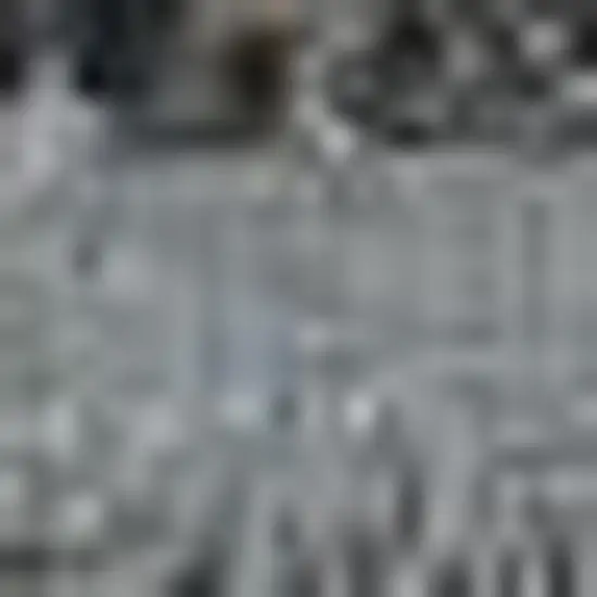 Gray And Blue Abstract Area Rug Photo 3