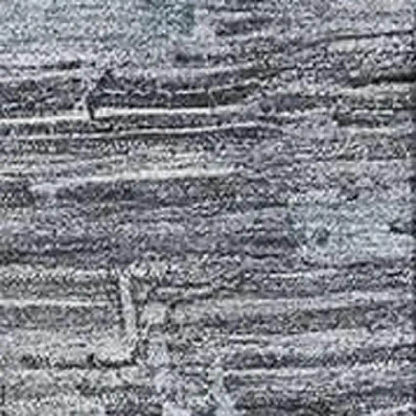 Gray And Blue Abstract Washable Area Rug With UV Protection Photo 2