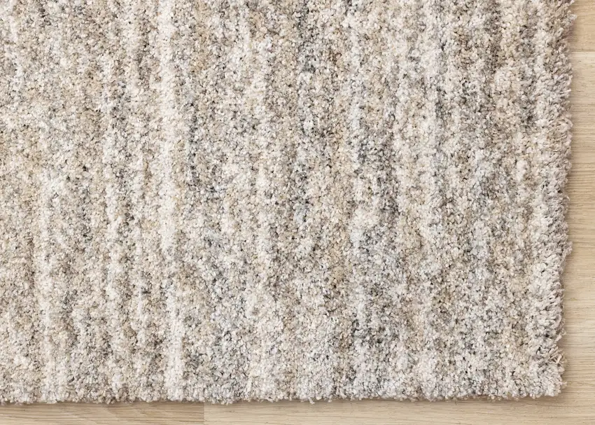 Gray And Brown Abstract Area Rug Photo 7